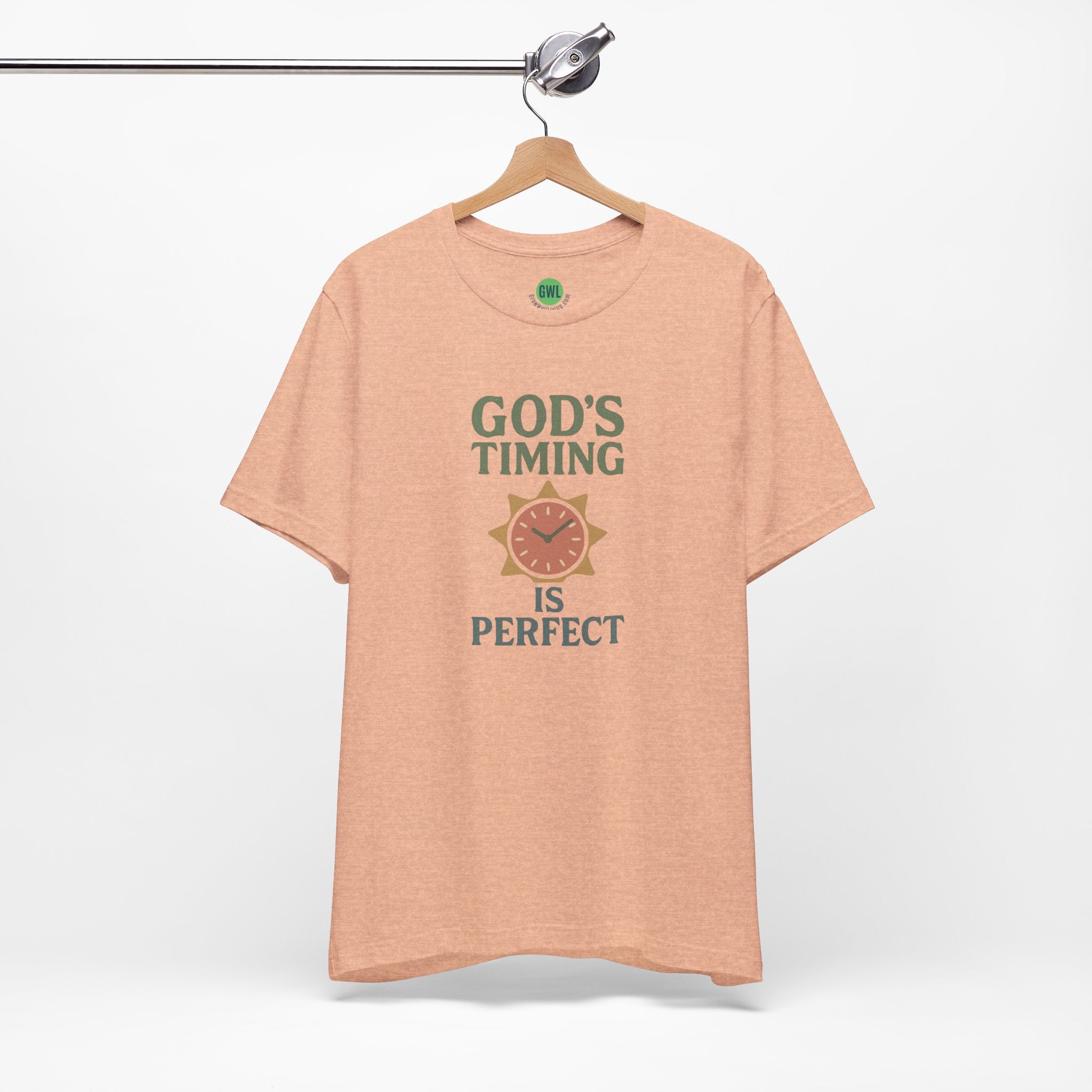 Retro Graphic Tee - God's Timing Is Perfect