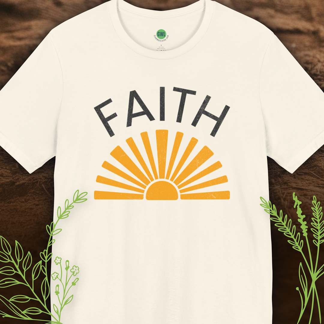 Faith Sunrise – Bold Retro Sunburst