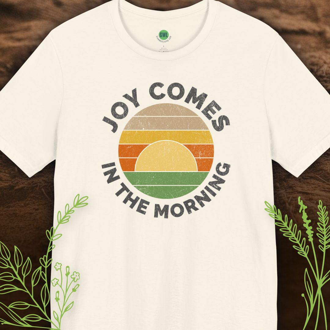 Joy Comes in the Morning – Retro Sunrise