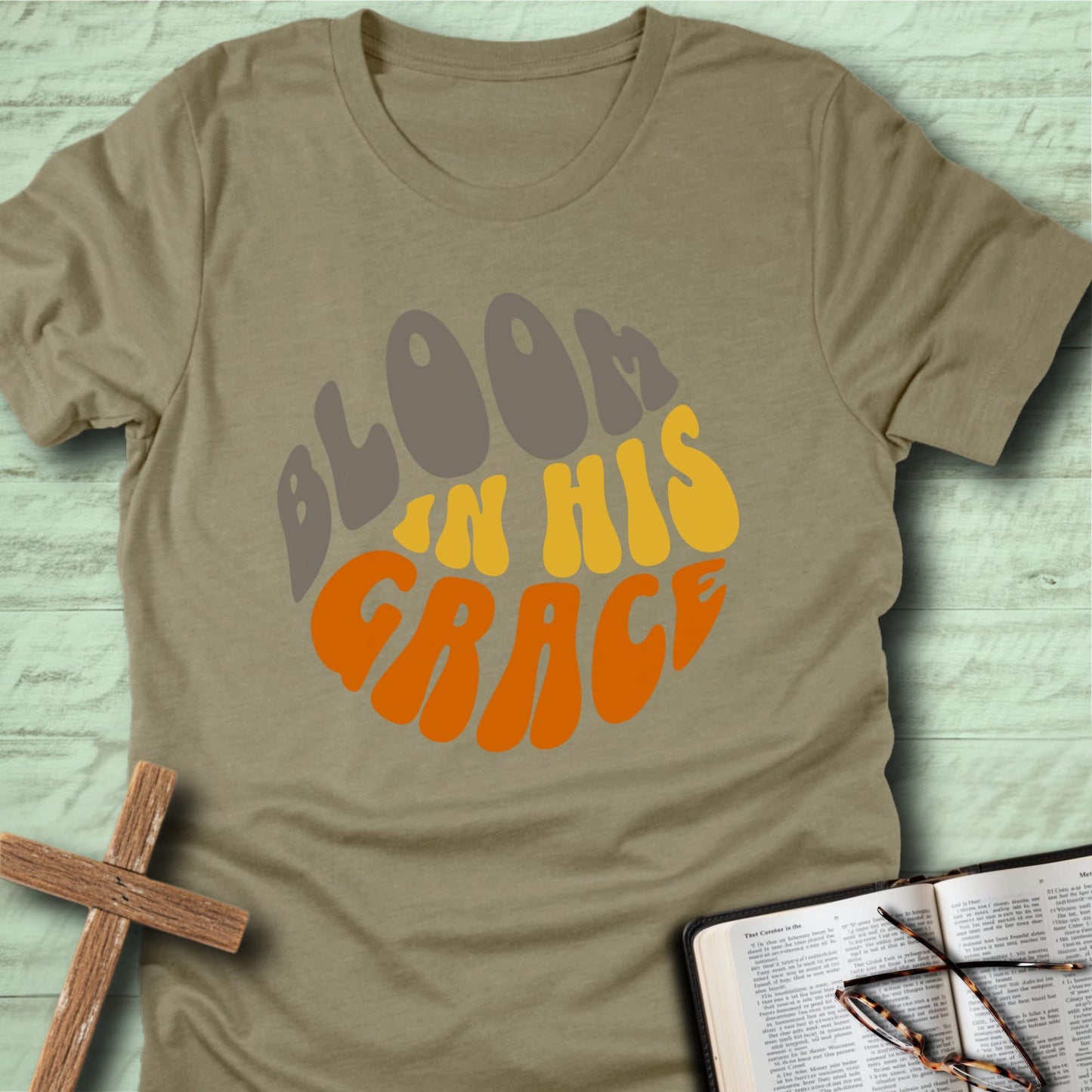 Bloom in His Grace T-Shirt (Alternative Color)