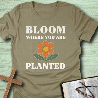 Bloom Where You Are Planted (Retro)