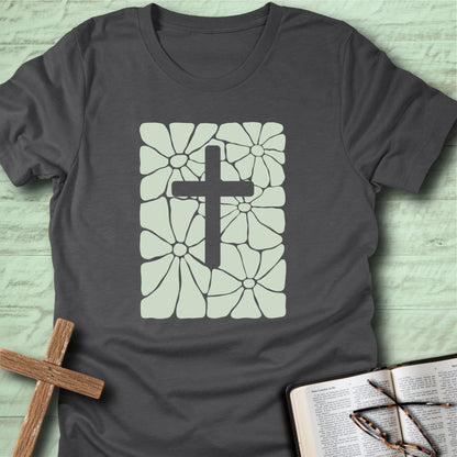 Floral Cross T-Shirt