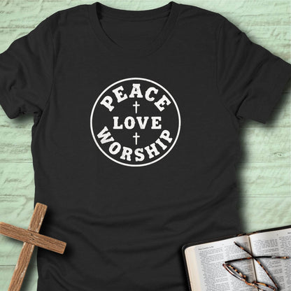 Peace + Love + Worship T-Shirt
