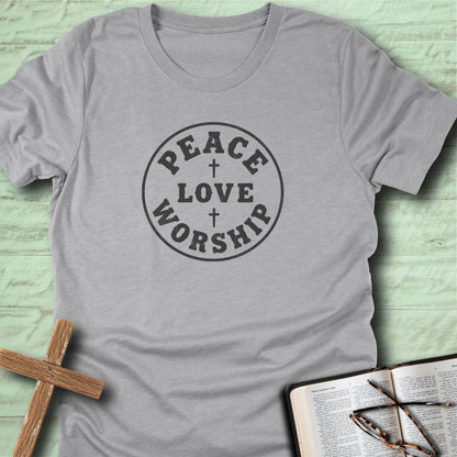 Peace + Love + Worship T-Shirt